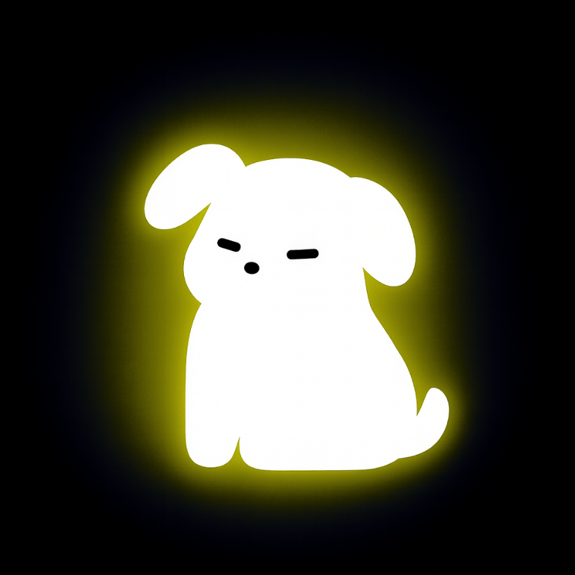 Nochi emanating gentle light